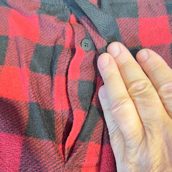 Berkley Jensen Flannel Loungewear Pants Men's XXL Red/Blue Check Sweatpants - Picture 2 of 11